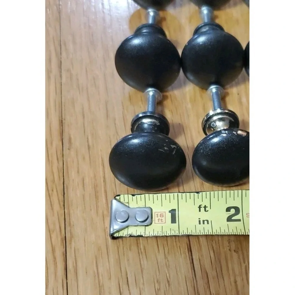 Distressed Cabinet Drawer Pulls Paint on Solid Brass Lot of 33 Preowned